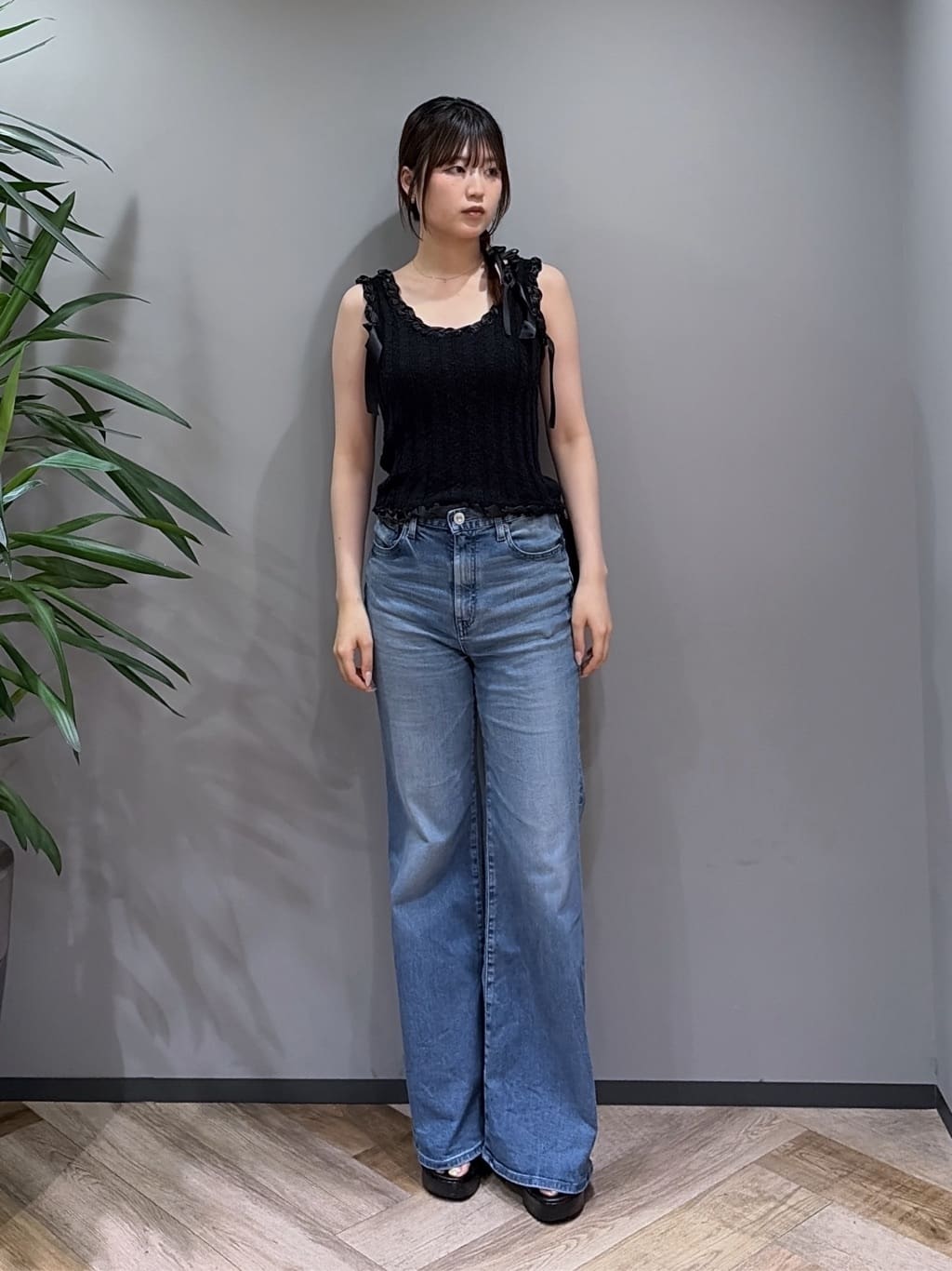 moussyの【美脚見えデニム】【SNSで話題!】ADVANCED LONG LEG フレアを