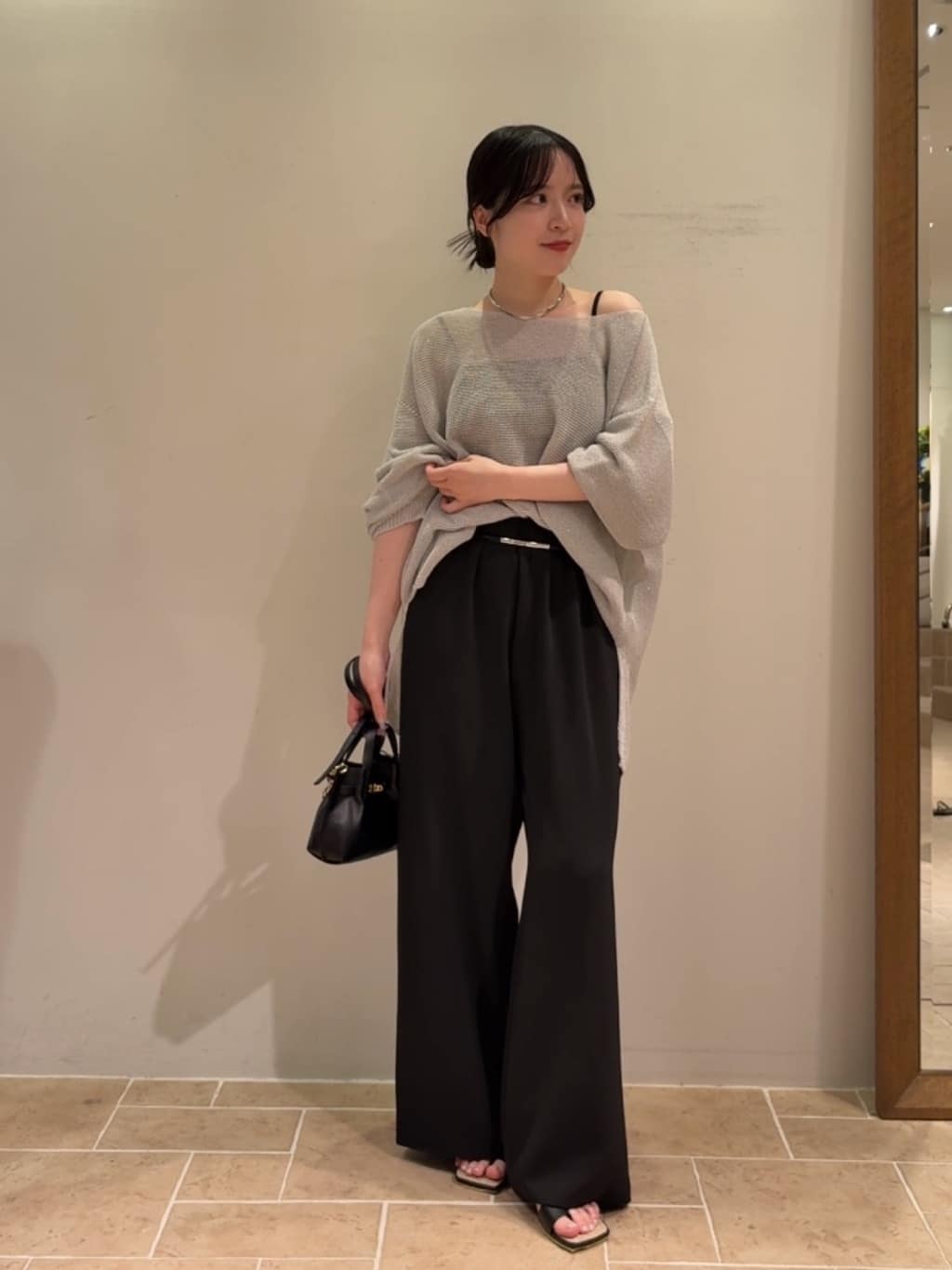 GALLARDAGALANTE | ペーパーヤーンメッシュニット | Rakuten Fashion