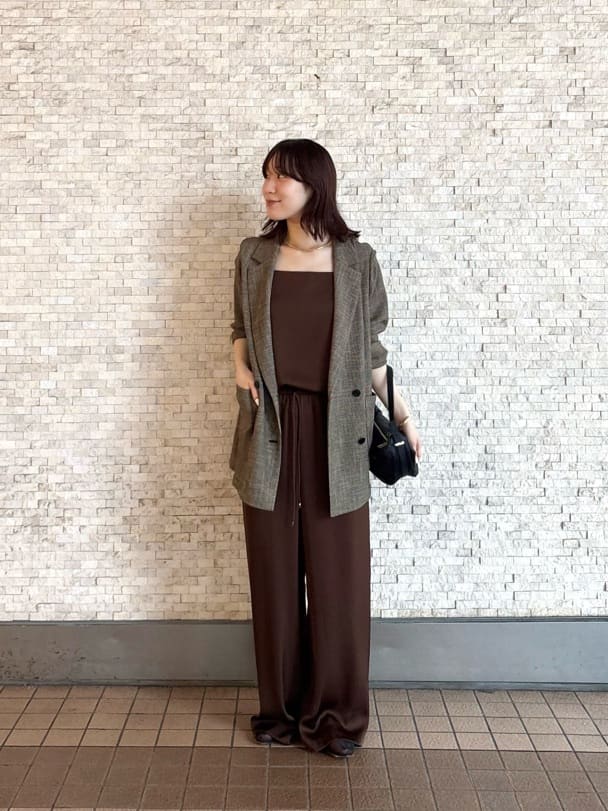 RIVE DROITE | カラミチェックオーバージャケット | Rakuten Fashion