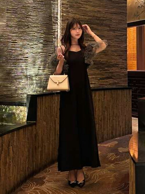 PourVous | 3点セットフリルボレロパンツドレス 結婚式 パーティー