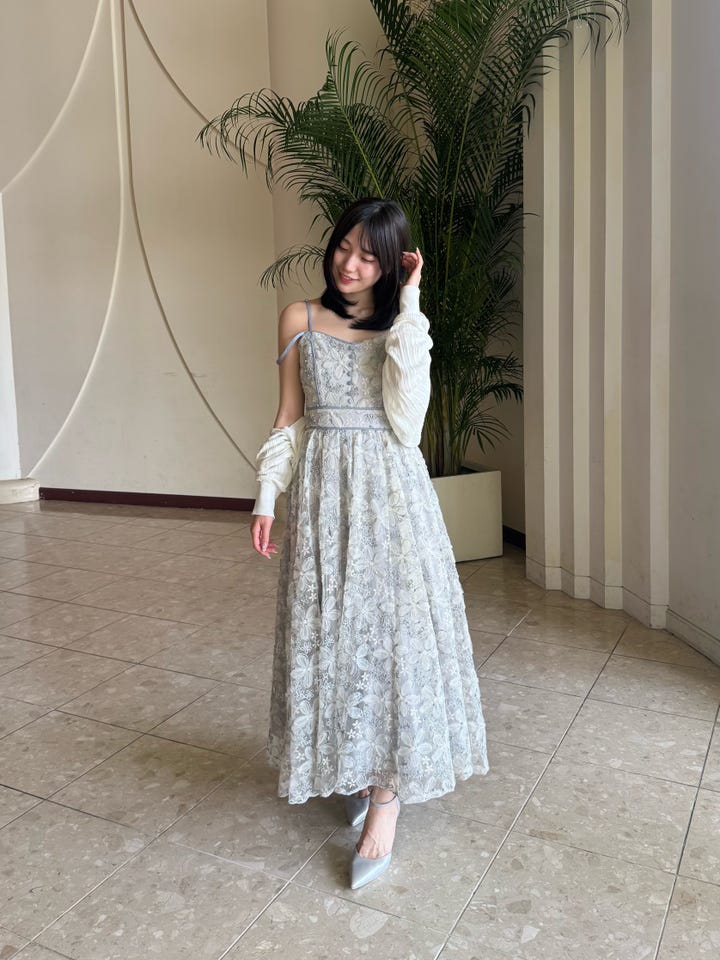 RANDA | フラワーチュールキャミワンピース | Rakuten Fashion(楽天