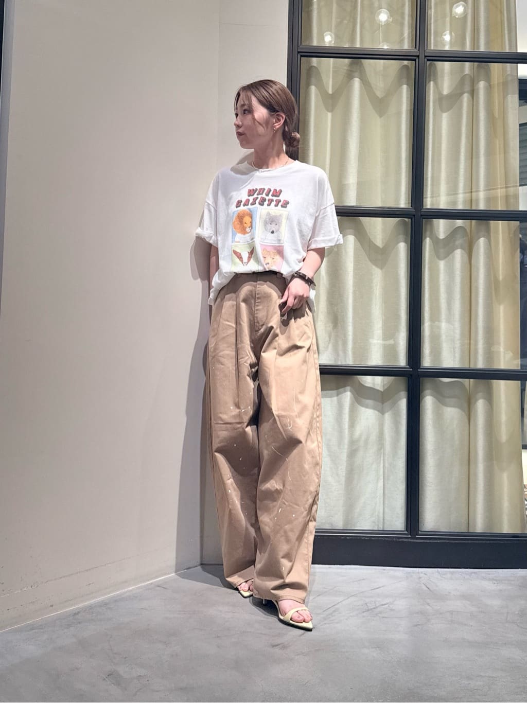 Whim Gazette | ペイントタックチノパンツ | Rakuten Fashion(楽天