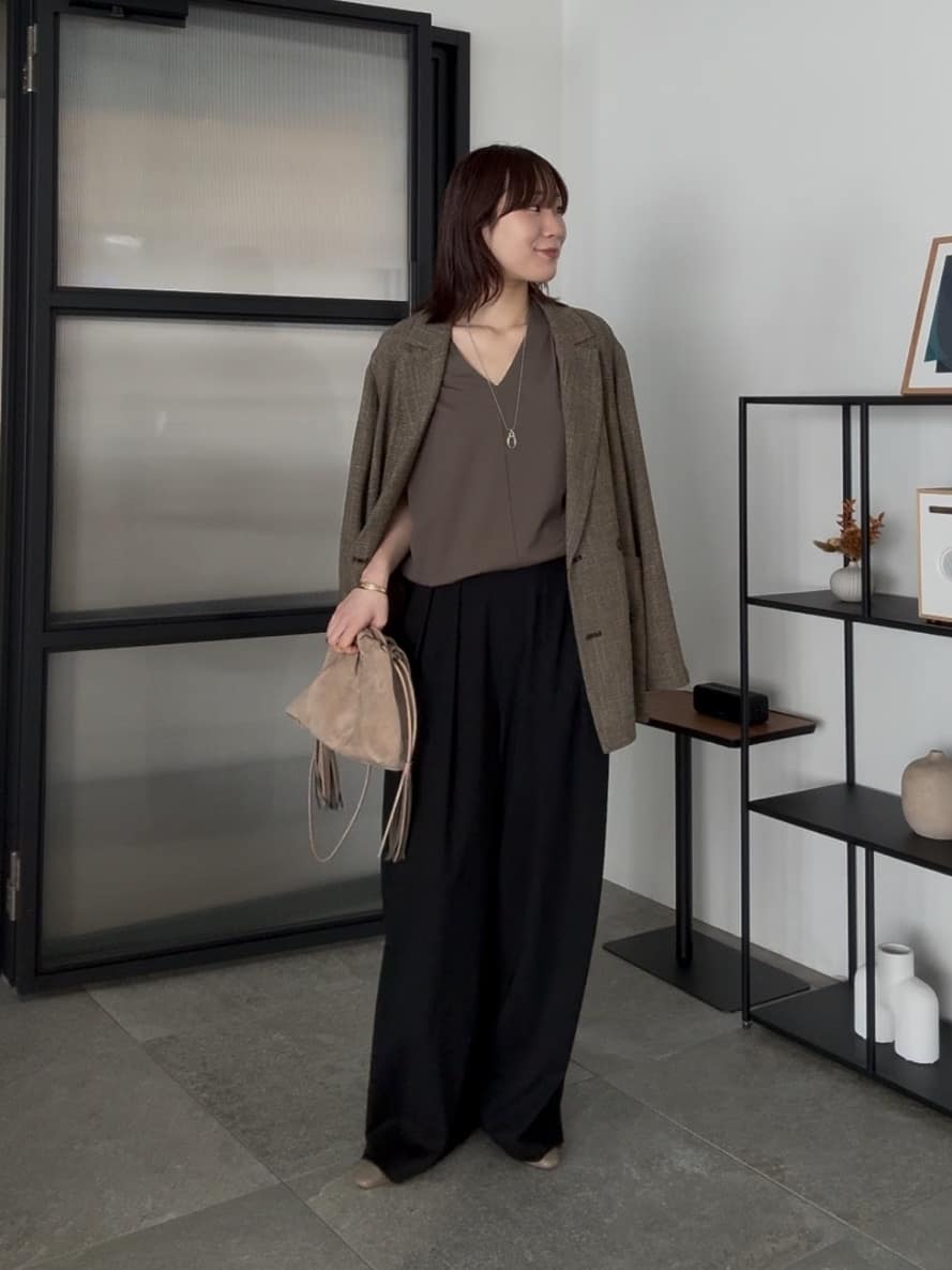 RIVE DROITE | カラミチェックオーバージャケット | Rakuten Fashion