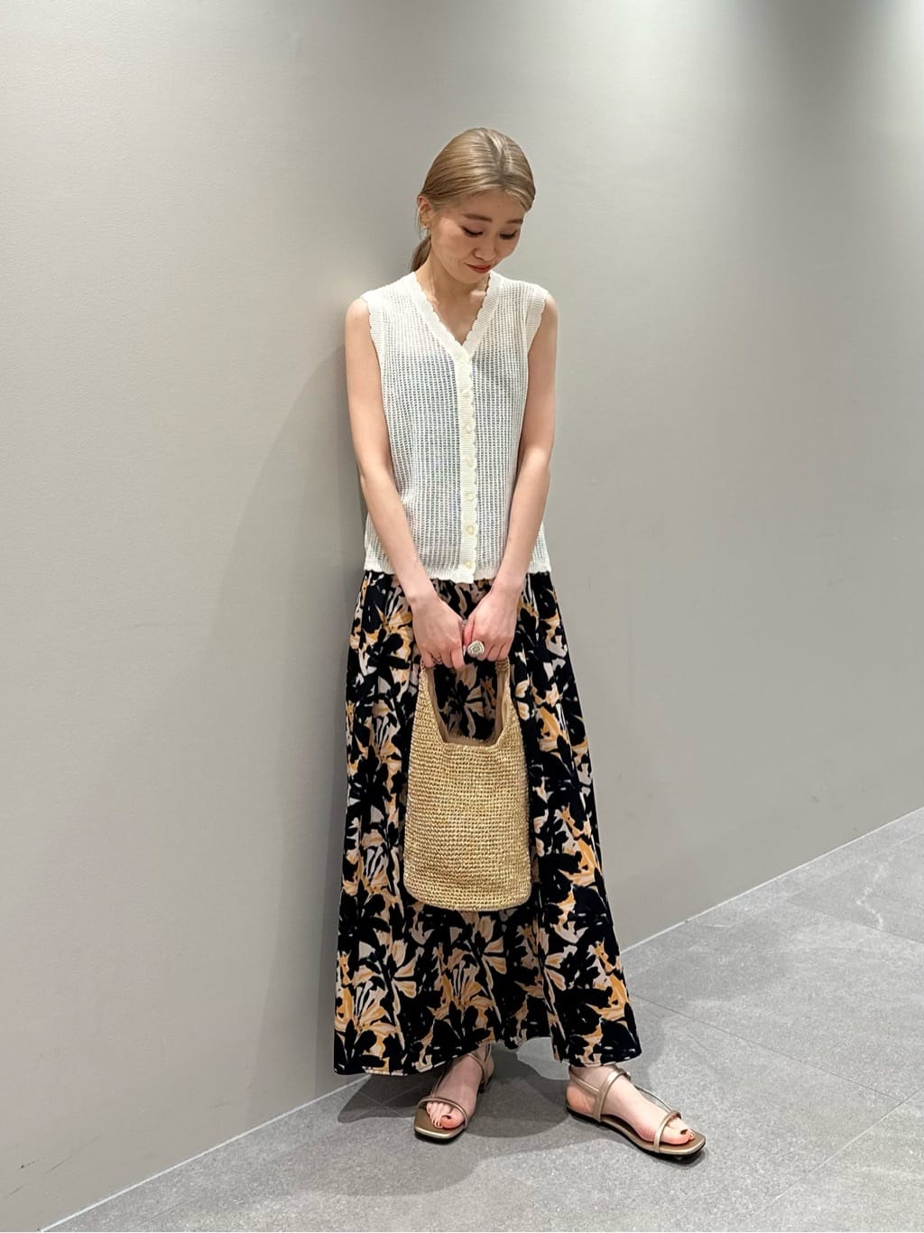 BEAUTY&YOUTH UNITED ARROWS | 【WEB限定】フラワープリント タックス