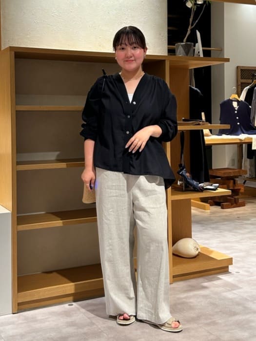 BEARDSLEY | リネンウエストリブパンツ【セットアップ】 | Rakuten