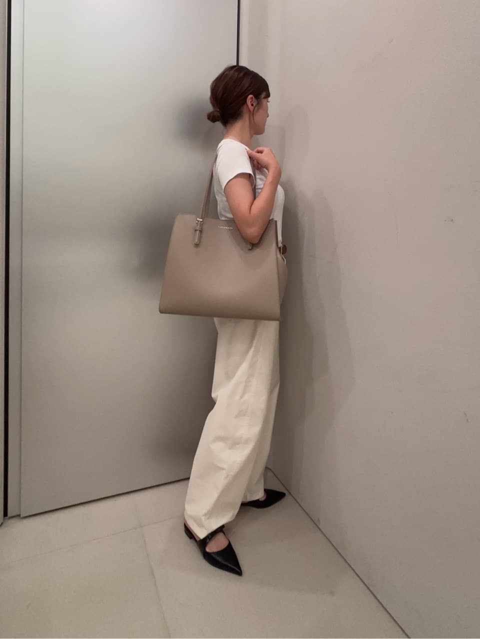 CHARLES & KEITH | Sansa サンサ クラシックダブルハンドルトート