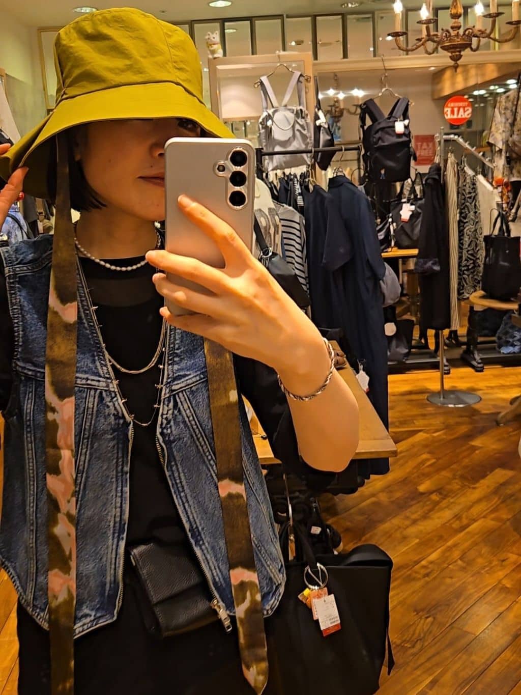 ear PAPILLONNERの柄紐付きハット【SUM1 STYLE】を使ったコーディネートを紹介します。｜Rakuten Fashion(楽天ファッション／旧楽天ブランドアベニュー)7294246