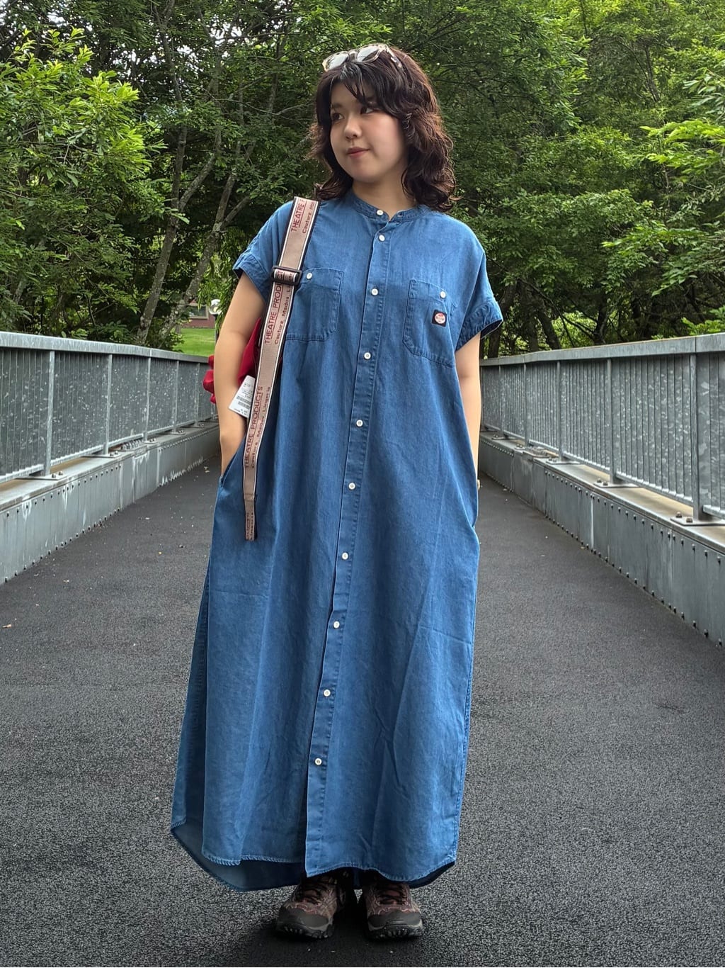 FREAK'S STORE | RED KAP リヨセルデニム フレンチスリーブ ワンピース