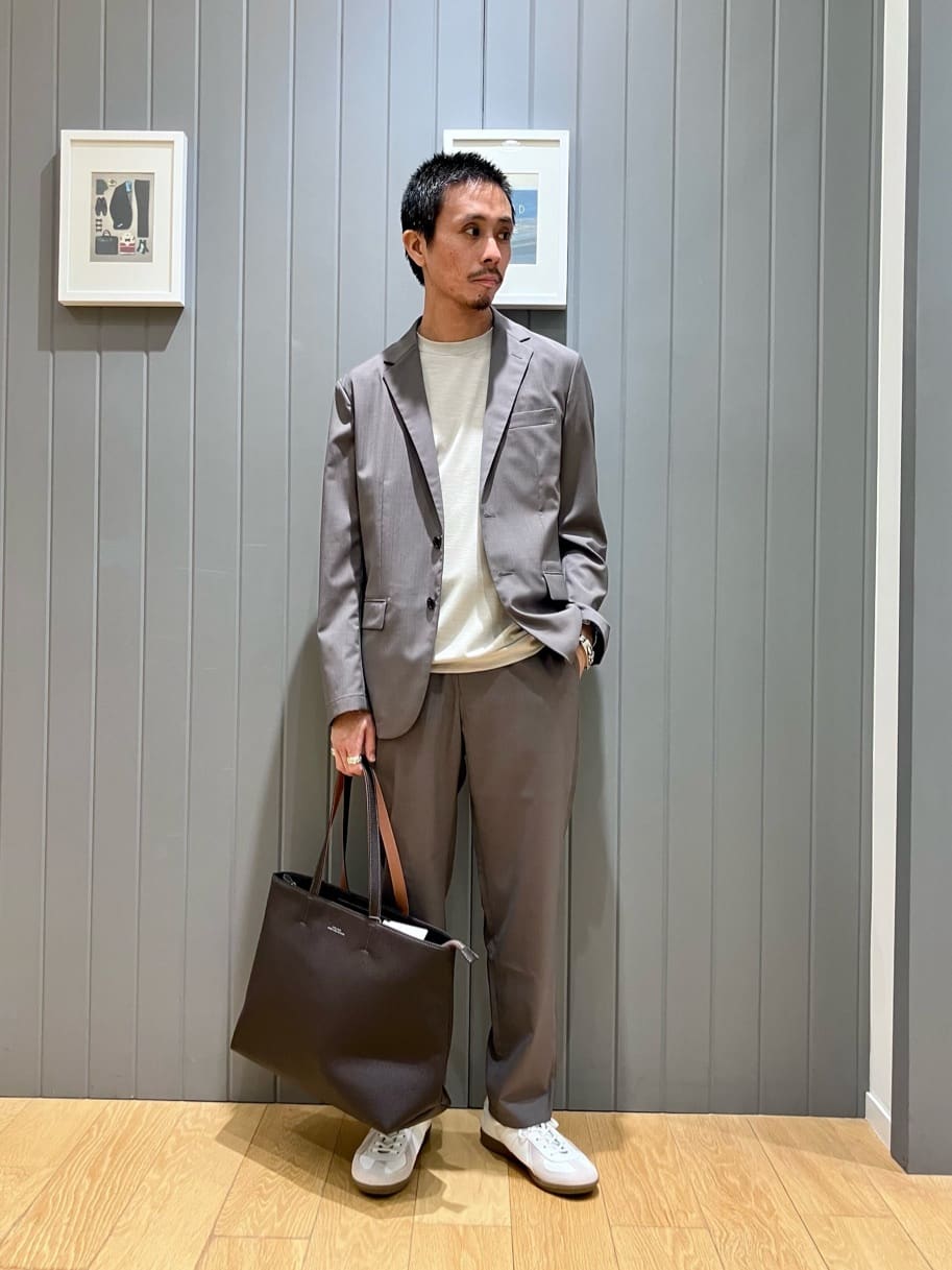 UNITED ARROWS green label relaxing | シボ レザーライク ジップ