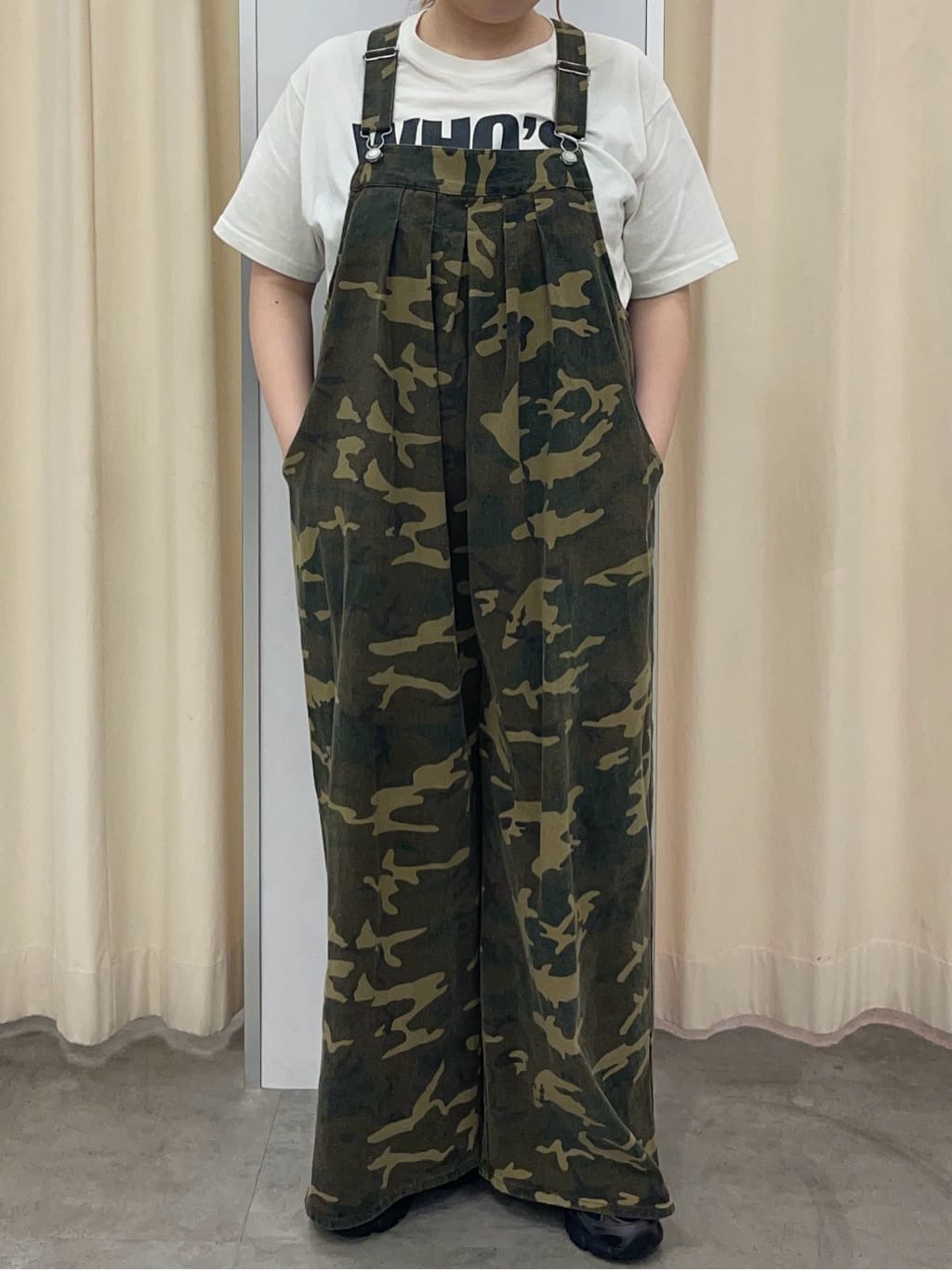 RODEO CROWNS WIDE BOWL | タックワイドサロペット | Rakuten Fashion