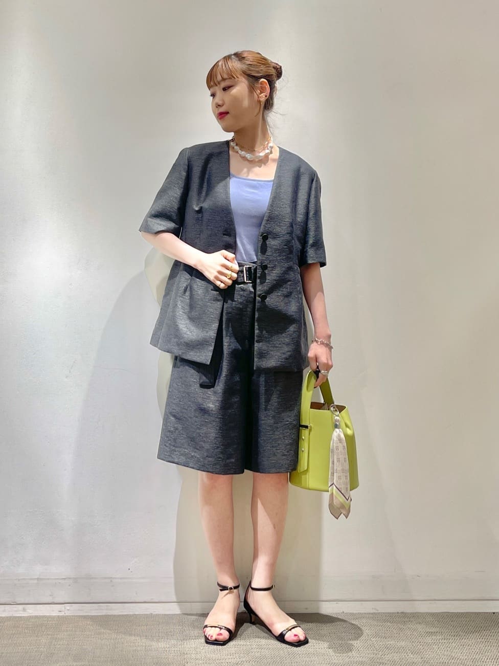 TOMORROWLAND | グロッシースラブ バミューダパンツ | Rakuten Fashion