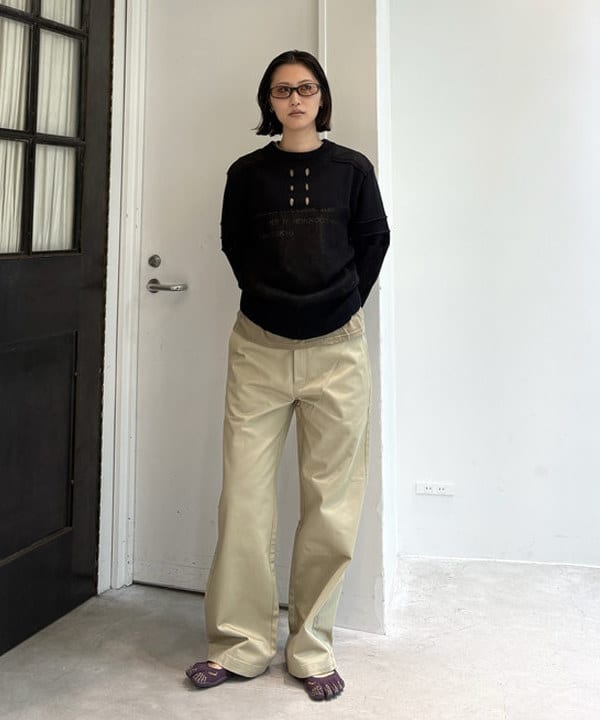 BEAMS MEN | 【別注】Dickies / ワイド チノ パンツ | Rakuten Fashion