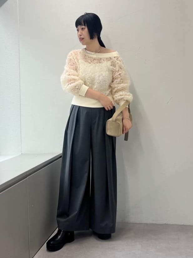 GALLARDAGALANTEの【前後2WAY】フラワーシアーカーディガンを使ったコーディネートを紹介します。｜Rakuten Fashion(楽天ファッション／旧楽天ブランドアベニュー)7289617