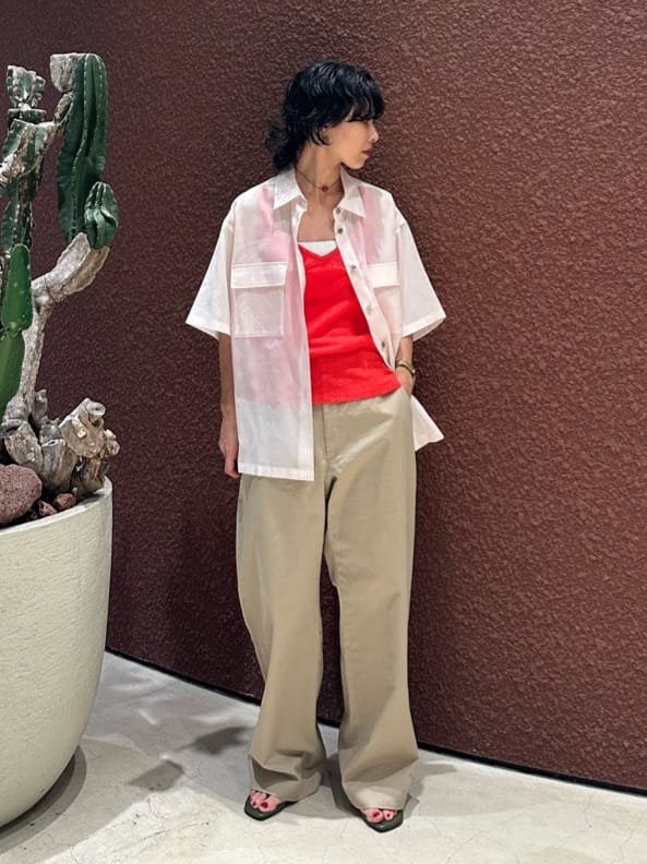 6 BEAUTY&YOUTH UNITED ARROWSコットンチノパンツ BEAUTY&YOUTH UNITED ARROWS | <6(ROKU)>コットン チノ パンツ