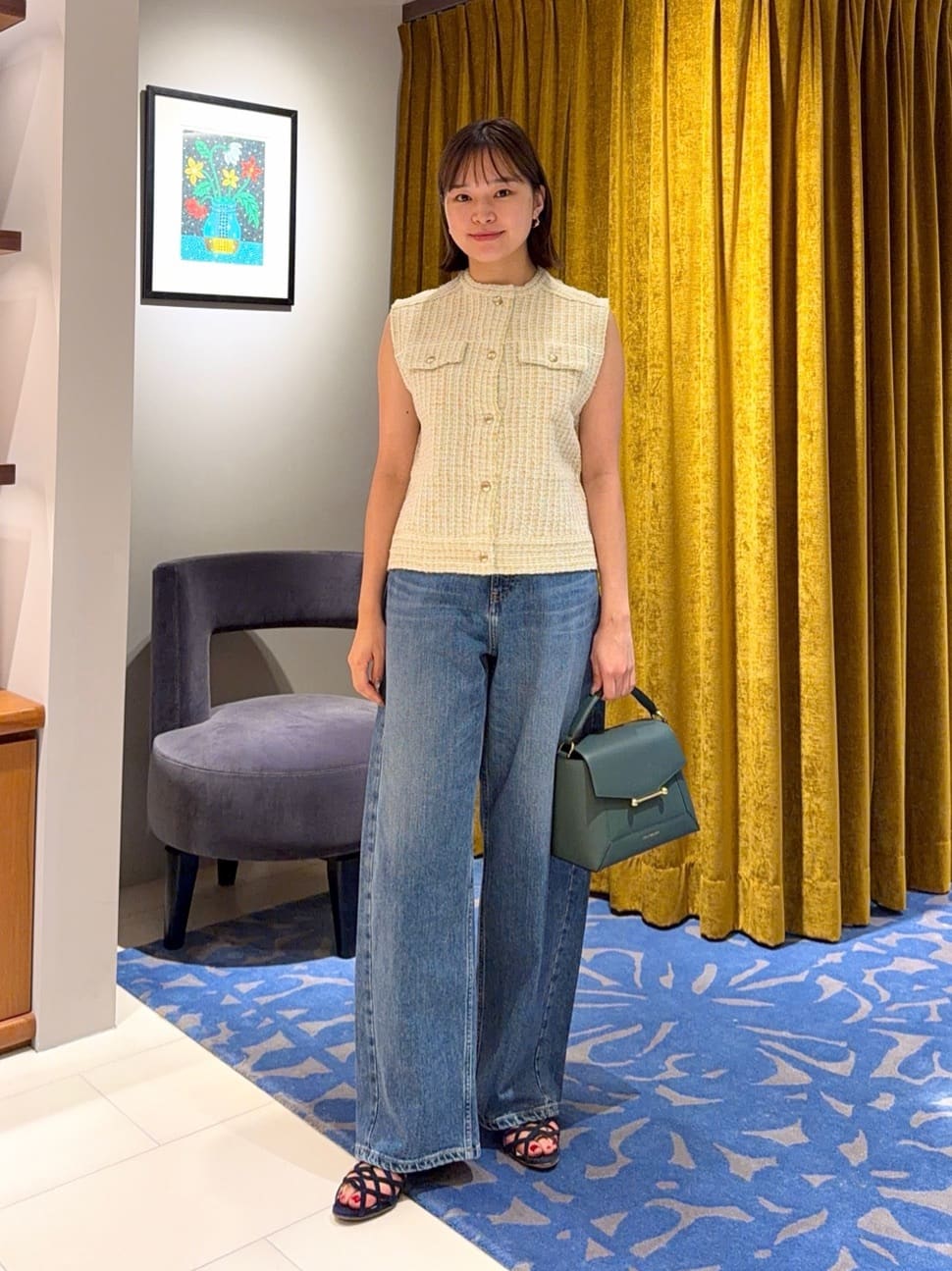 TOMORROWLAND | ミックスツイード ショートベスト | Rakuten Fashion