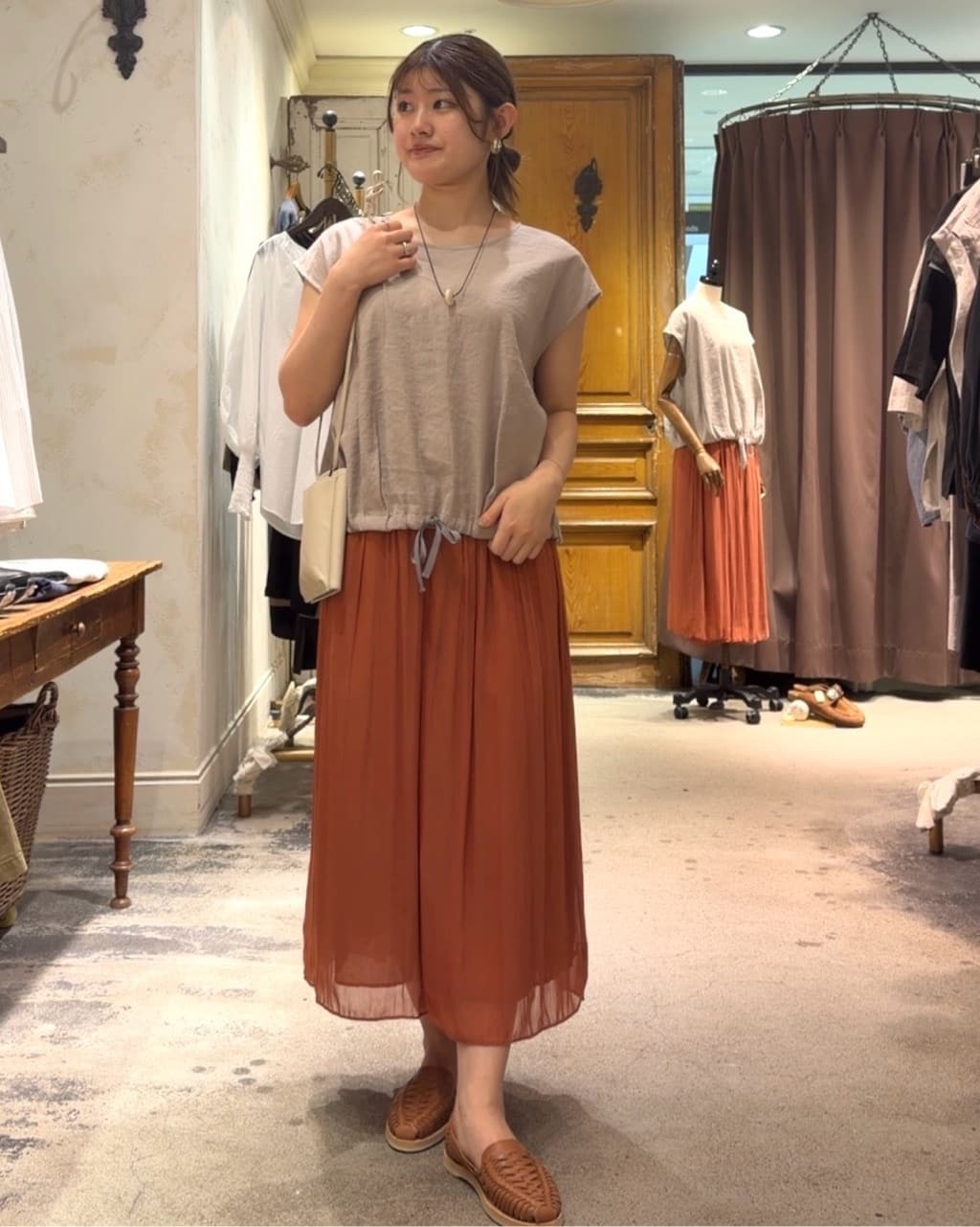 BEARDSLEY | NEWシワシフォンギャザーパンツ | Rakuten Fashion(楽天