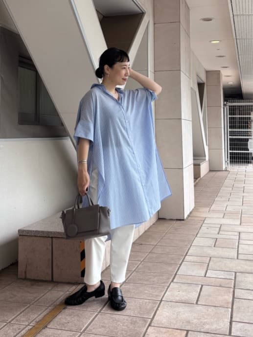 BEARDSLEY | ヒラヒラシャツチュニック | Rakuten Fashion(楽天