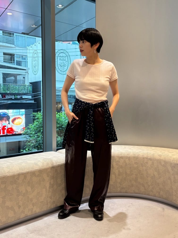 BEAUTY&amp;YOUTH UNITED ARROWS - ROKU メッシュタンク BEAUTY&YOUTH UNITED ARROWS | <6(ROKU)>パターンメッシュ Tシャツ