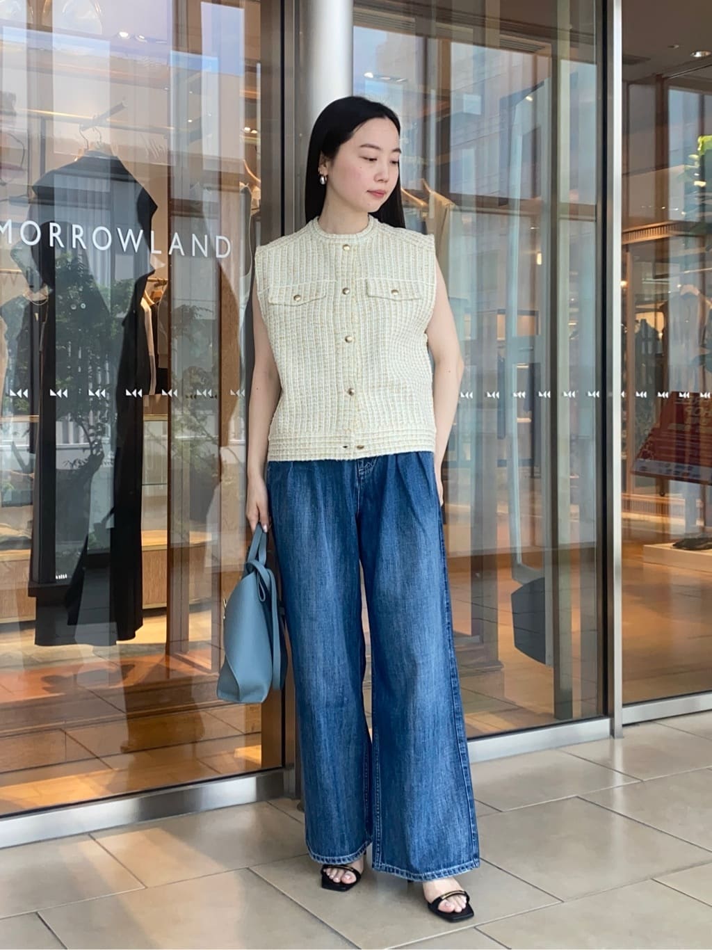TOMORROWLAND | ミックスツイード ショートベスト | Rakuten Fashion