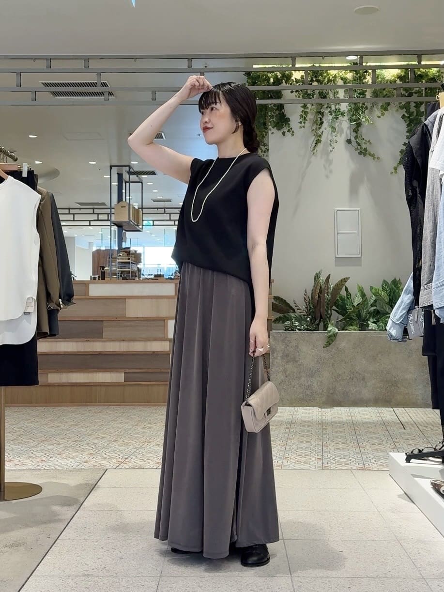 Whim Gazette | フィブリル天竺ギャザースカート | Rakuten Fashion