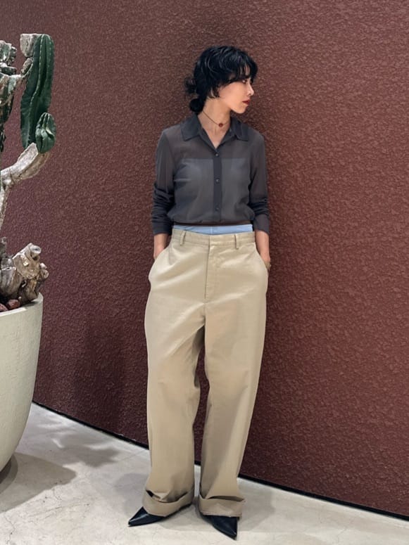 6 BEAUTY&YOUTH UNITED ARROWSコットンチノパンツ BEAUTY&YOUTH UNITED ARROWS | <6(ROKU)>コットン チノ パンツ