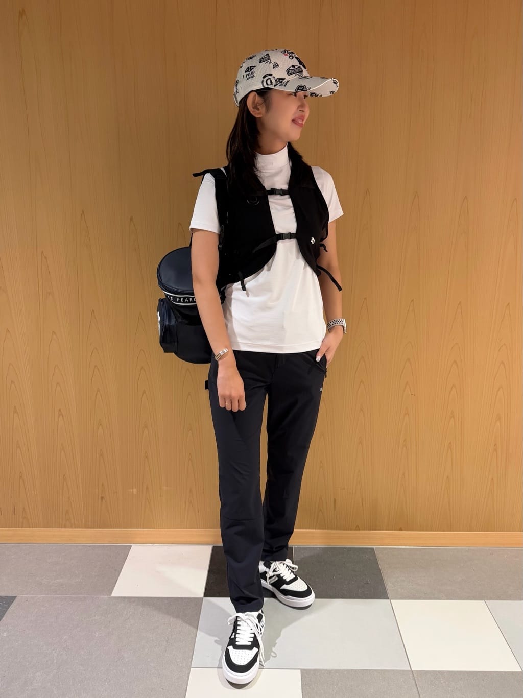 PEARLY GATES | ポリエステルメッシュペルチェベスト(UNISEX