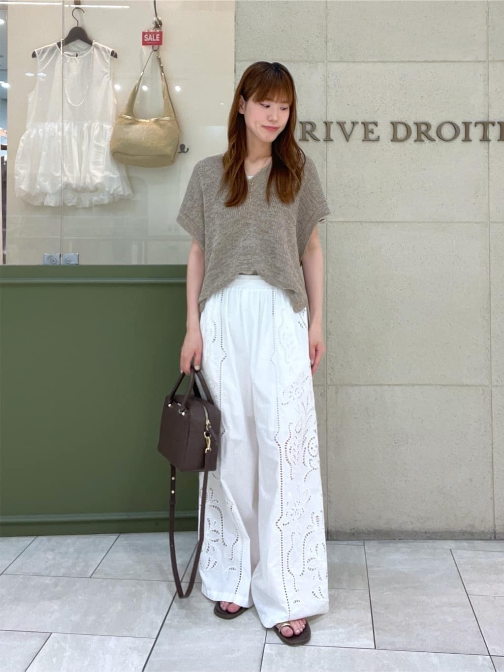RIVE DROITE | ギマコットンニットベスト | Rakuten Fashion(楽天