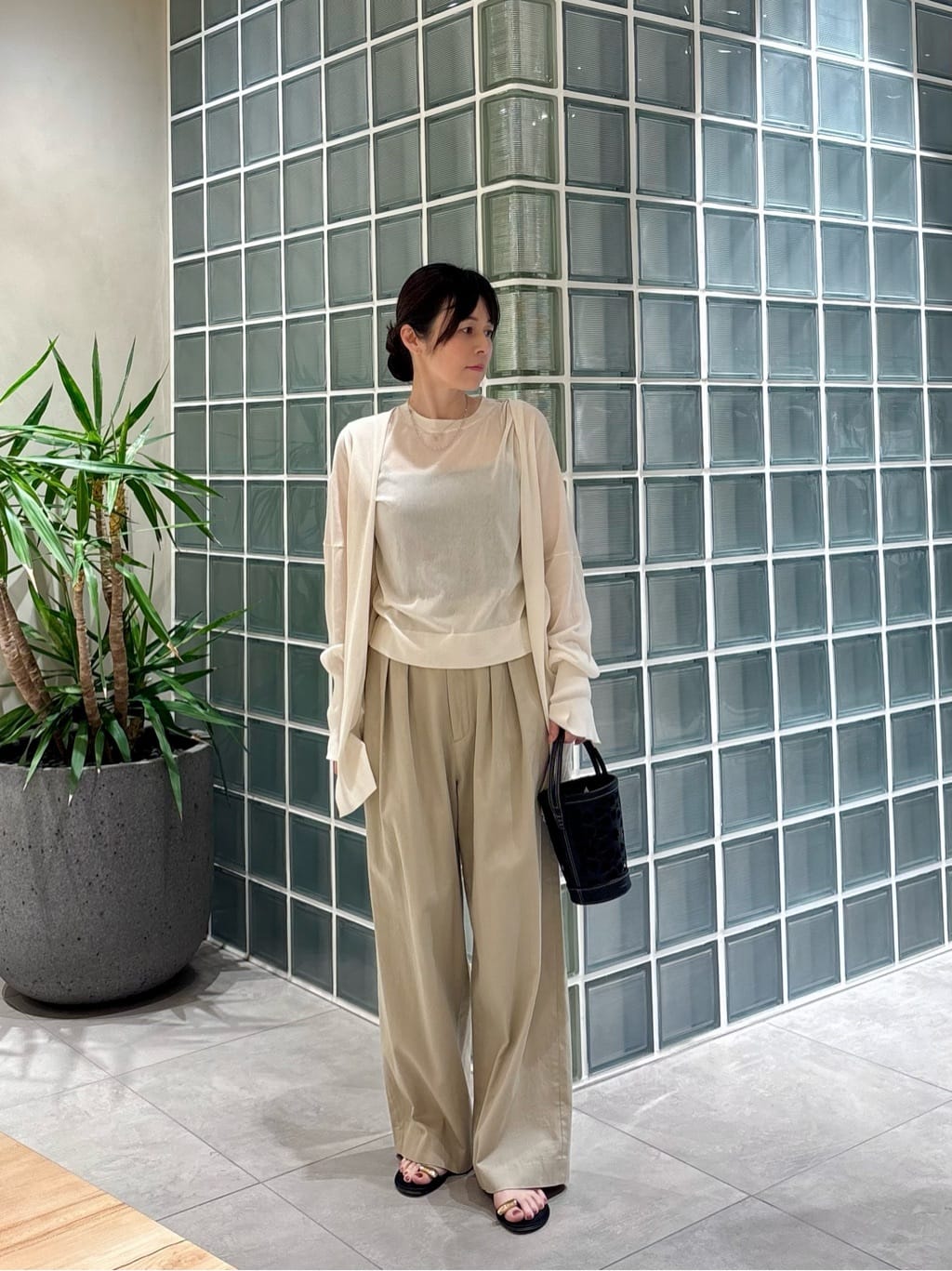 UNITED ARROWS | <conte>チノ タック ワイドパンツ | Rakuten Fashion