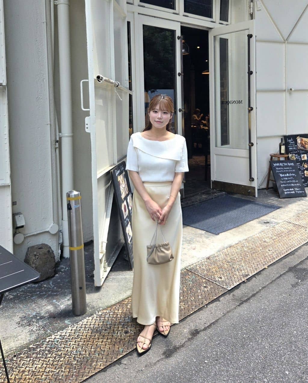 CAPRICIEUX LE'MAGE | ラップカラーリブニット | Rakuten Fashion(楽天
