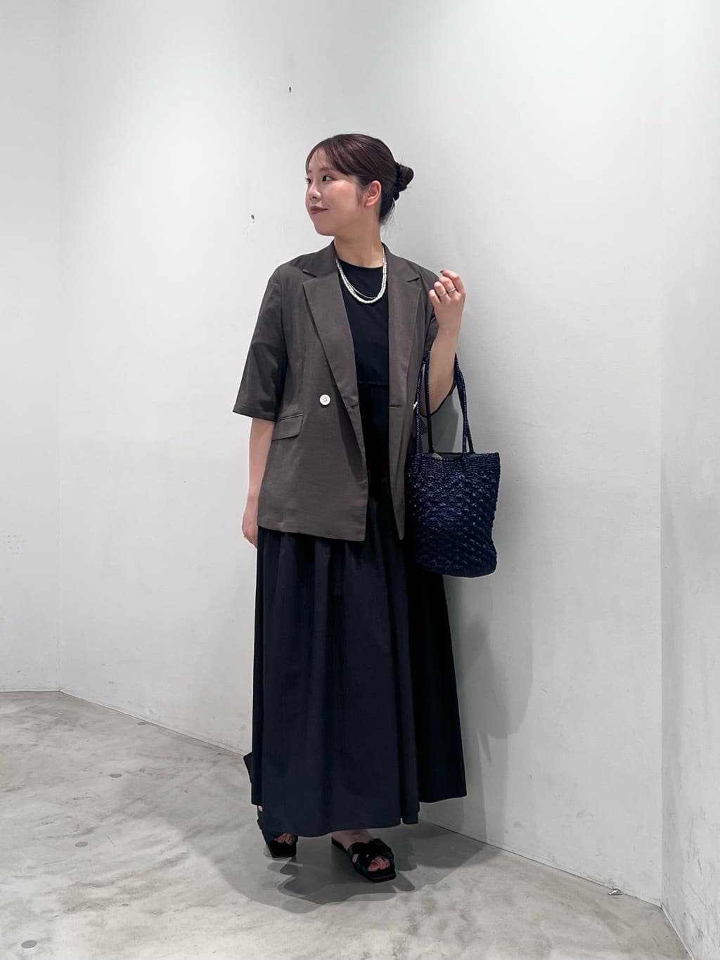 UNITED ARROWS green label relaxing | タフタ ドッキング ワンピース