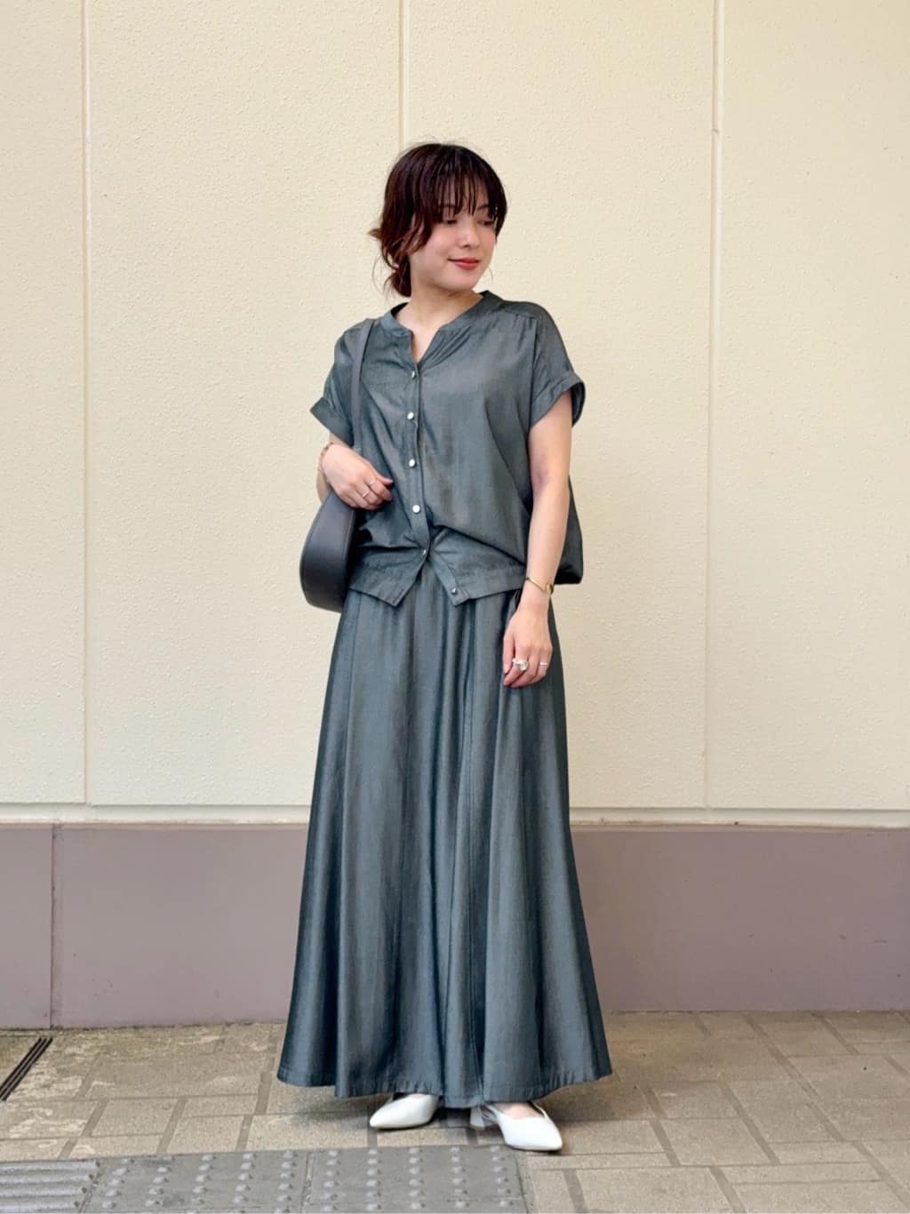 UNITED ARROWS LTD. OUTLET | シャンブレー フレアスカート -マシン