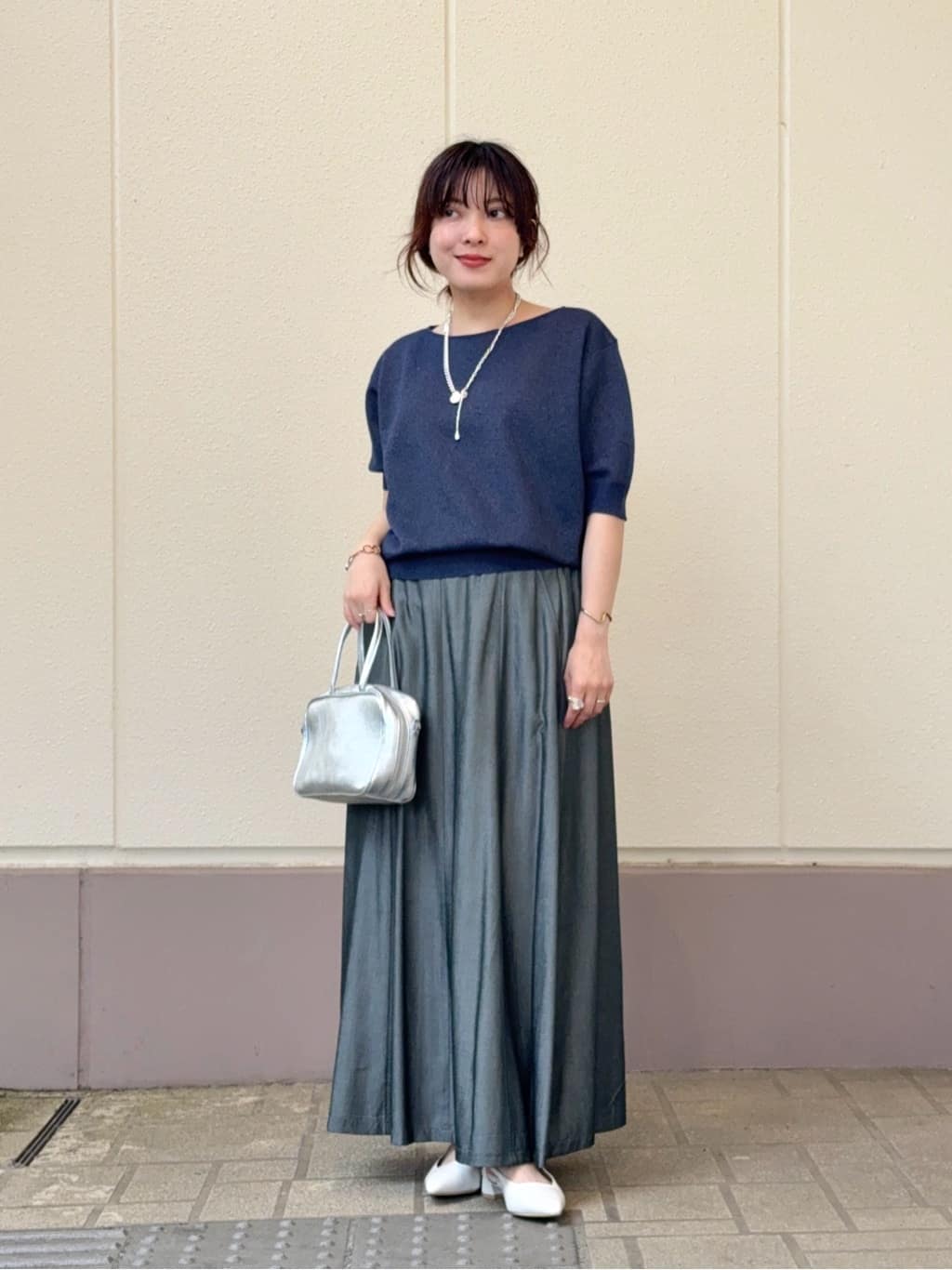 UNITED ARROWS LTD. OUTLET | シャンブレー フレアスカート -マシン