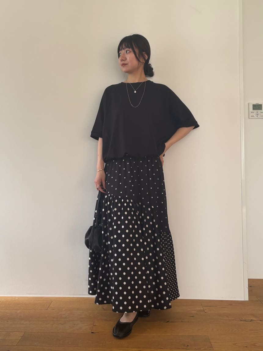 BEARDSLEY | 《完売サイズ近日追加予約》ドットパッチワークスカート
