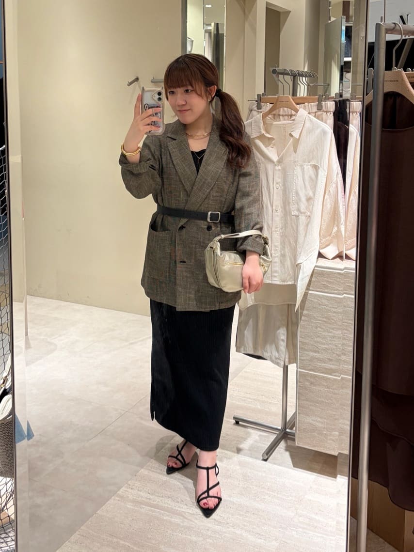 RIVE DROITE | カラミチェックオーバージャケット | Rakuten Fashion