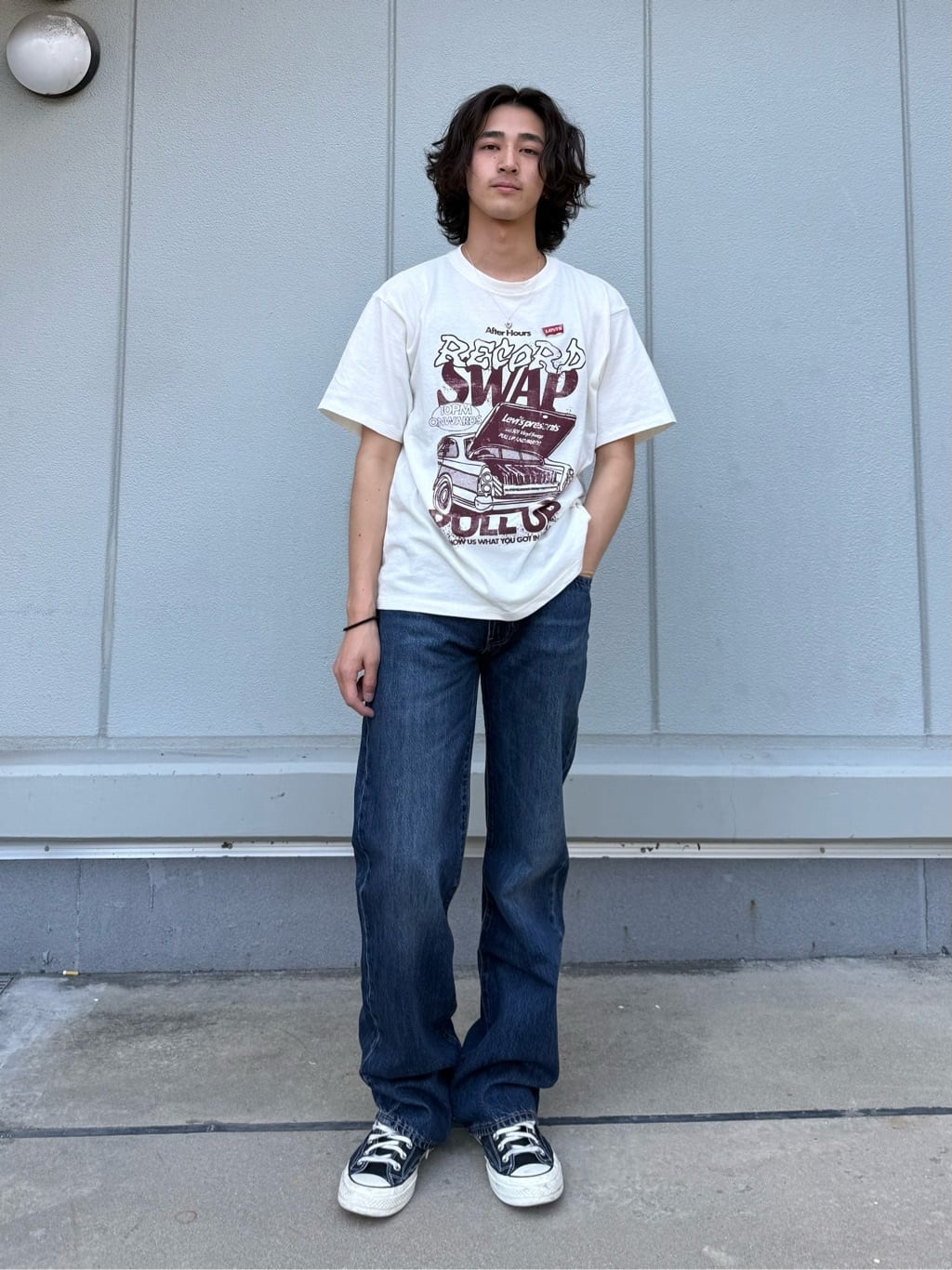 Levi's | 567(TM) リラックスフレア ジーンズ ミディアムインディゴ