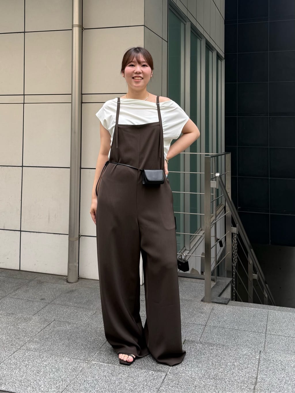 GALLARDAGALANTEのフレンチオフショルTeeを使ったコーディネートを紹介します。｜Rakuten Fashion(楽天ファッション／旧楽天ブランドアベニュー)7306706