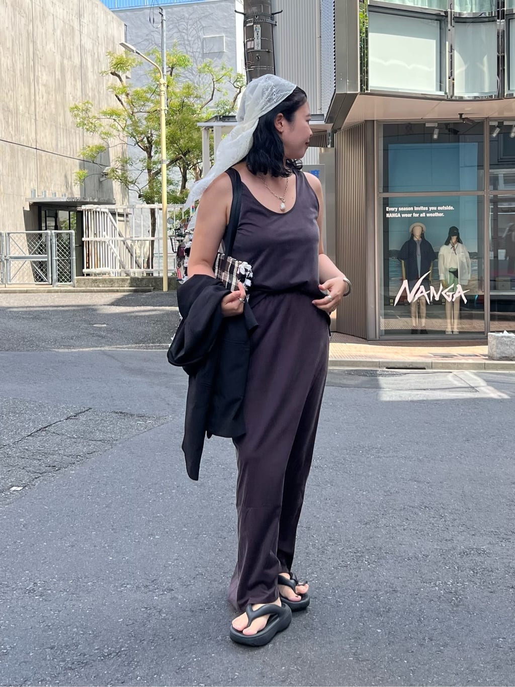 GALLARDAGALANTEのレーススカーフを使ったコーディネートを紹介します。｜Rakuten Fashion(楽天ファッション／旧楽天ブランドアベニュー)7306734