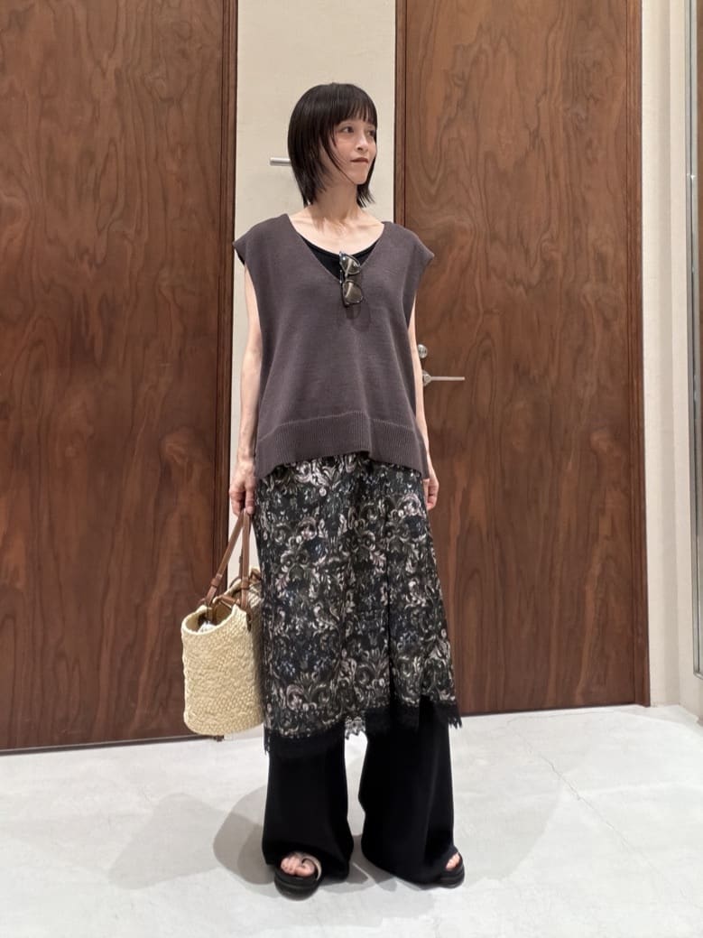 GALLARDAGALANTEのサイドスリットニットを使ったコーディネートを紹介します。｜Rakuten Fashion(楽天ファッション／旧楽天ブランドアベニュー)7306736
