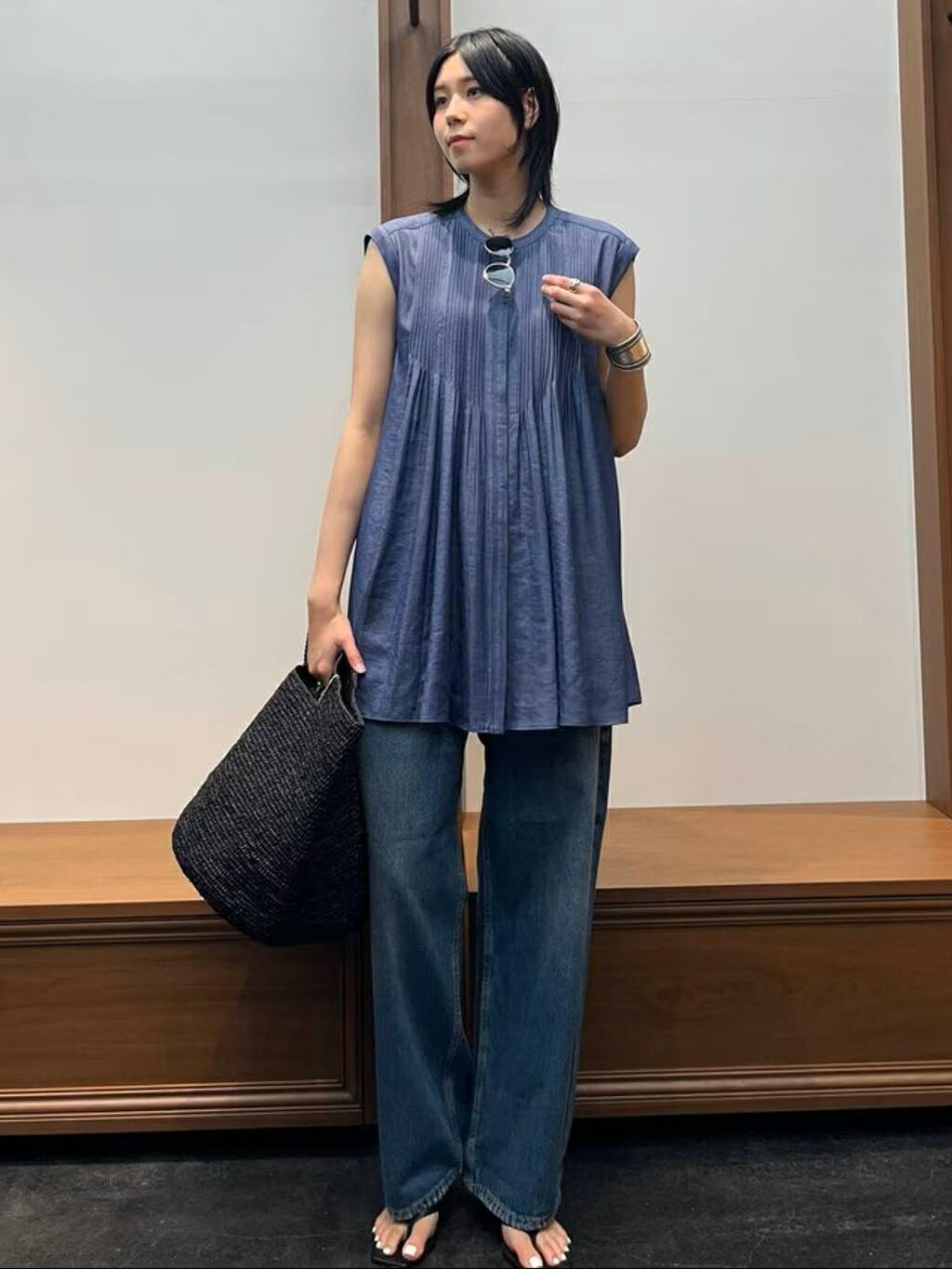Curensology | <&RC>ワイドルーズデニムパンツ | Rakuten Fashion(楽天