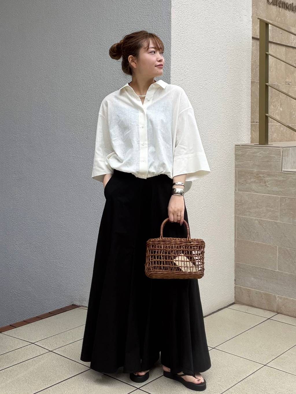 Curensology | リネンミックスドロストシャツ | Rakuten Fashion(楽天
