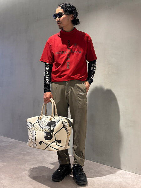 MARK＆LONA | Croce Waffle Mock Neck Tee | MEN | Rakuten Fashion