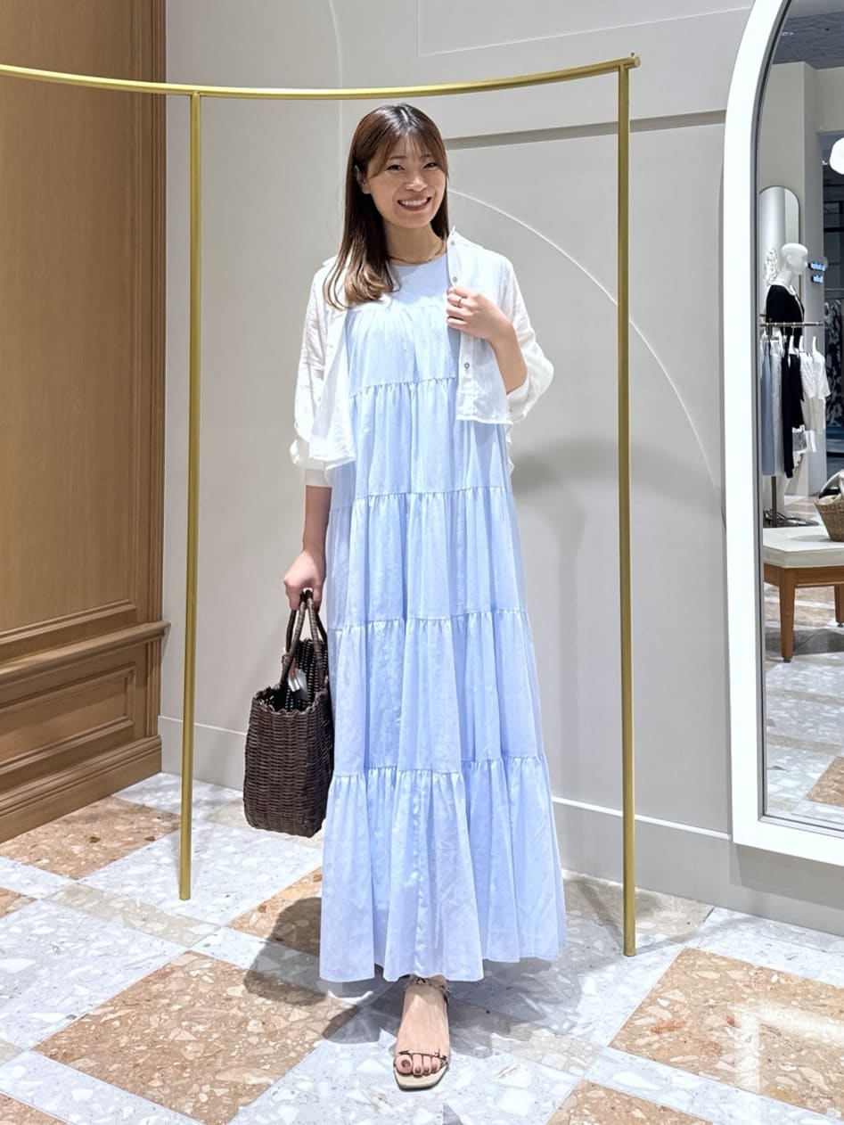 la boutique BonBonティアード ロングワンピース La boutique BonBon | 【追加オーダー決定・WEB限定カラーあり・2