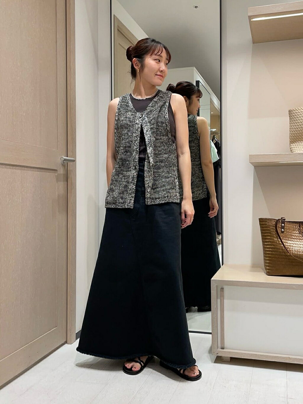 TOMORROWLAND | ギマコットン フロンタブルベスト | Rakuten Fashion