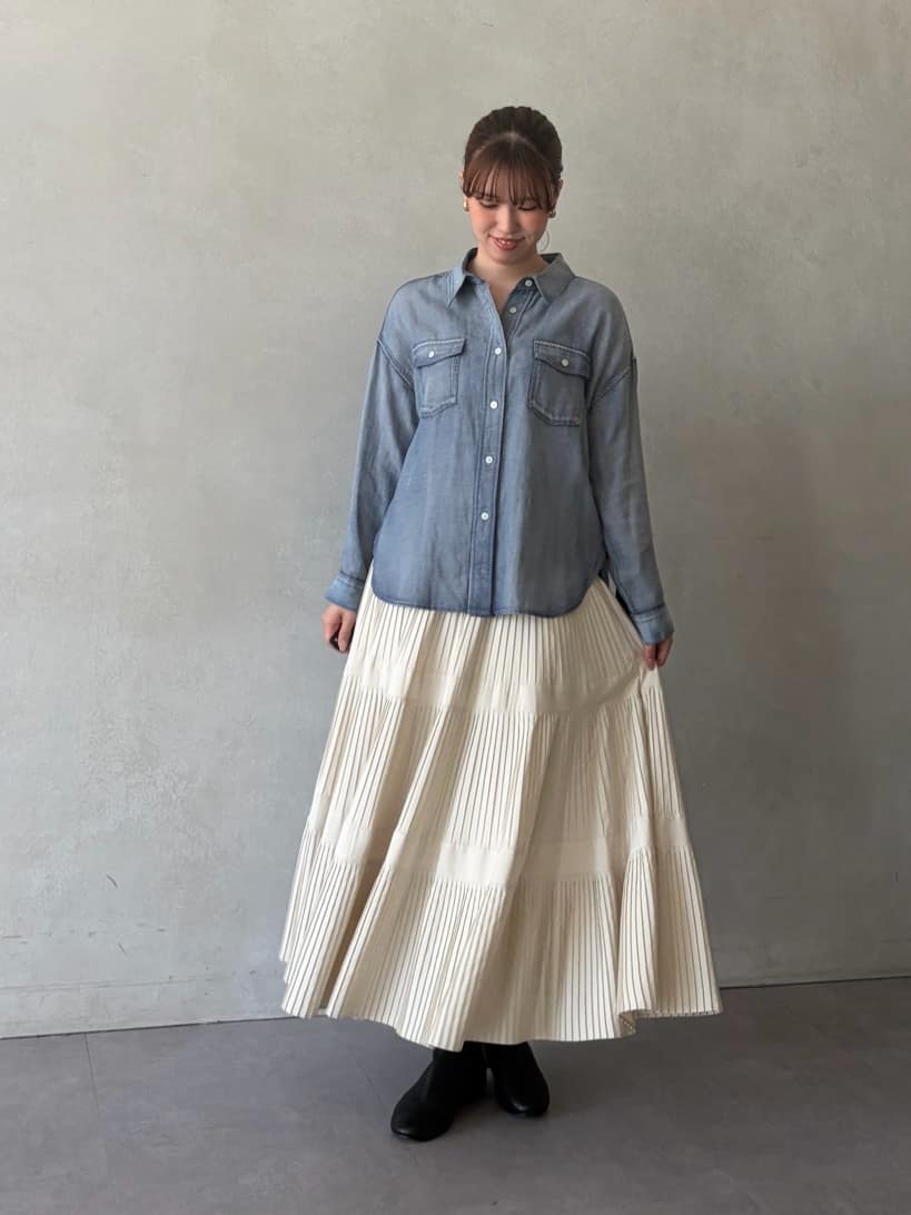 BEARDSLEY | プリーツティアードスカート | Rakuten Fashion(楽天