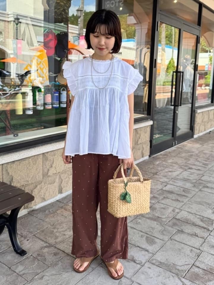 FREAK'S STORE | 限定展開 インド ボイル ピンタック ギャザー フリル