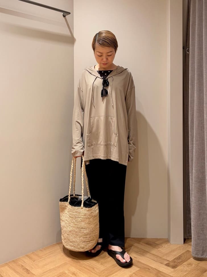 UNITED ARROWS green label relaxing | ハイネックWリボン ドット柄