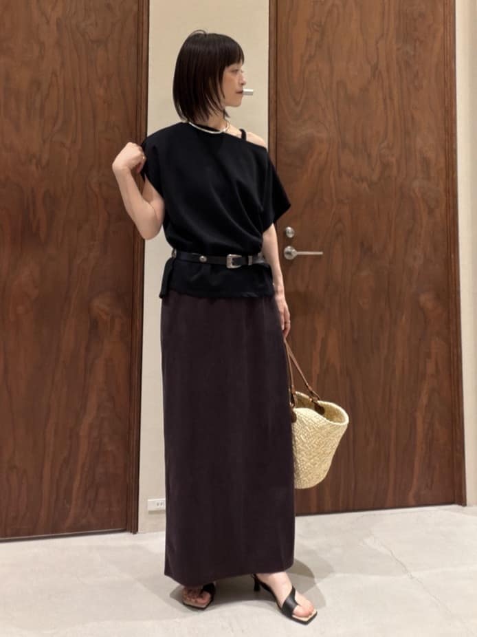 GALLARDAGALANTEの【セットアップ対応】キュプラジャージーイージースカートを使ったコーディネートを紹介します。｜Rakuten Fashion(楽天ファッション／旧楽天ブランドアベニュー)7311182