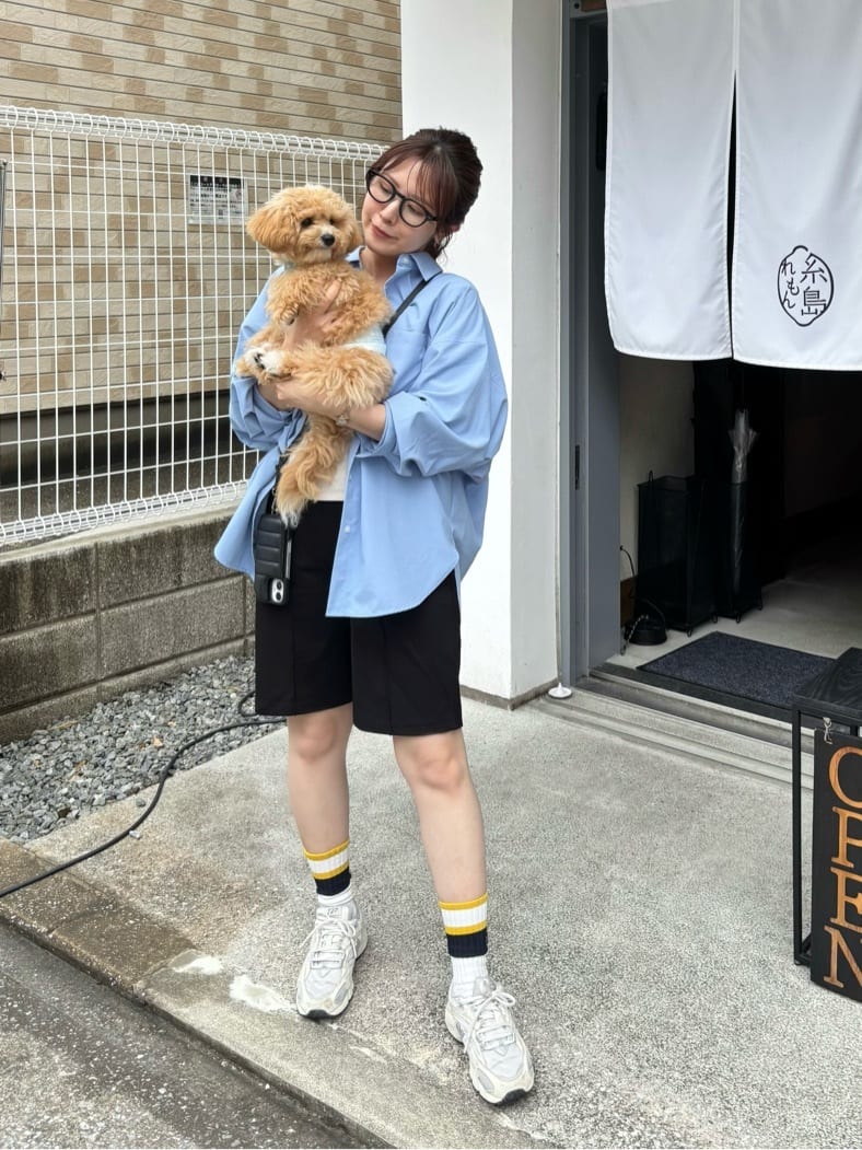 HeRIN.CYEのPonte half pantsを使ったコーディネートを紹介します。｜Rakuten Fashion(楽天ファッション／旧楽天ブランドアベニュー)7311370