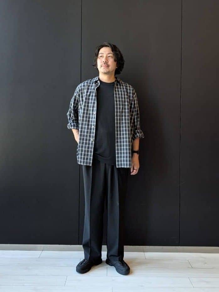 ＜Steven Alan＞ RENURMY アウト ワンプリーツ スラックス STEVEN ALAN（スティーブンアラン） ワイドパンツ スラックス RENURMY