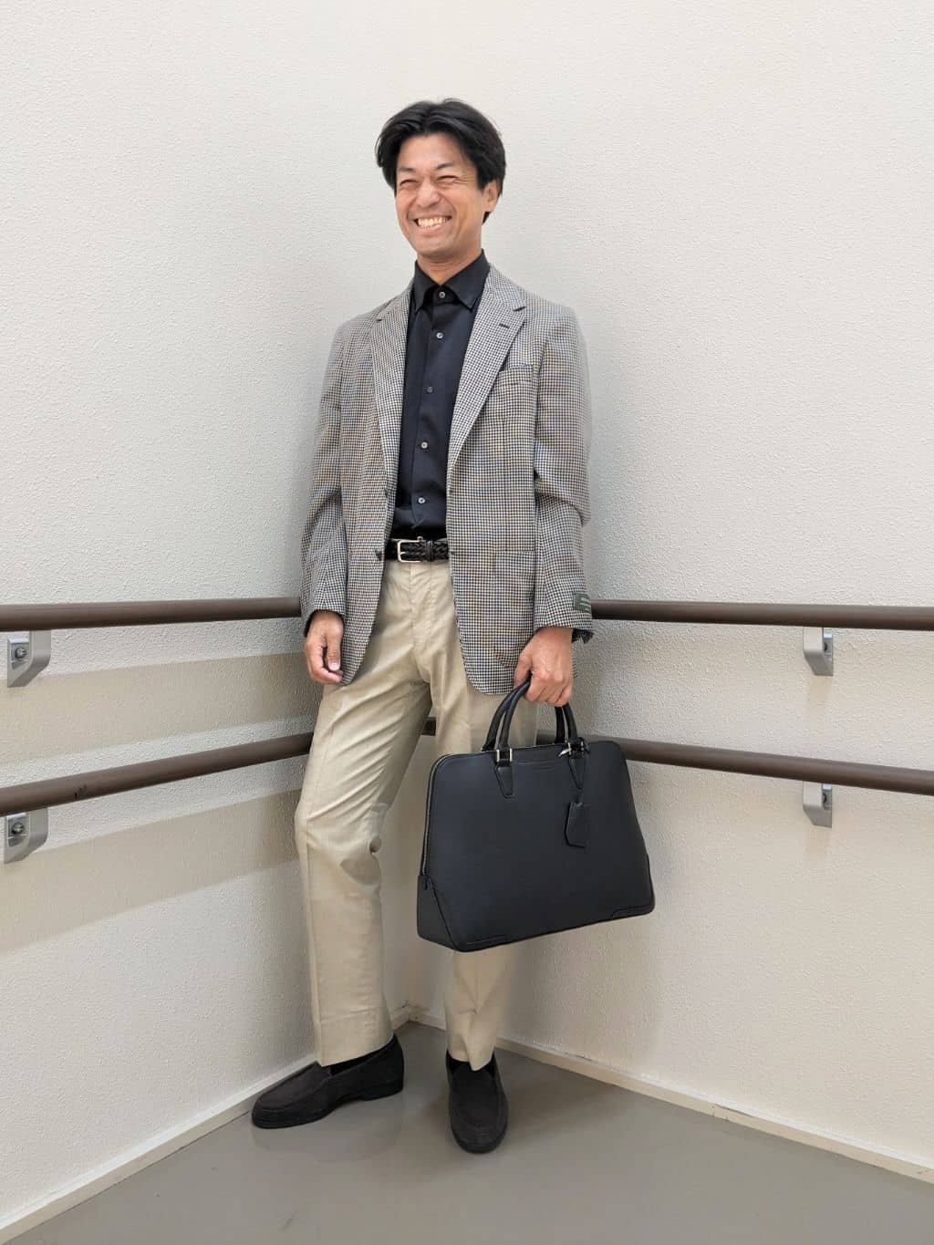 UNITED ARROWS green label relaxing | エンボス レザー ブリーフ